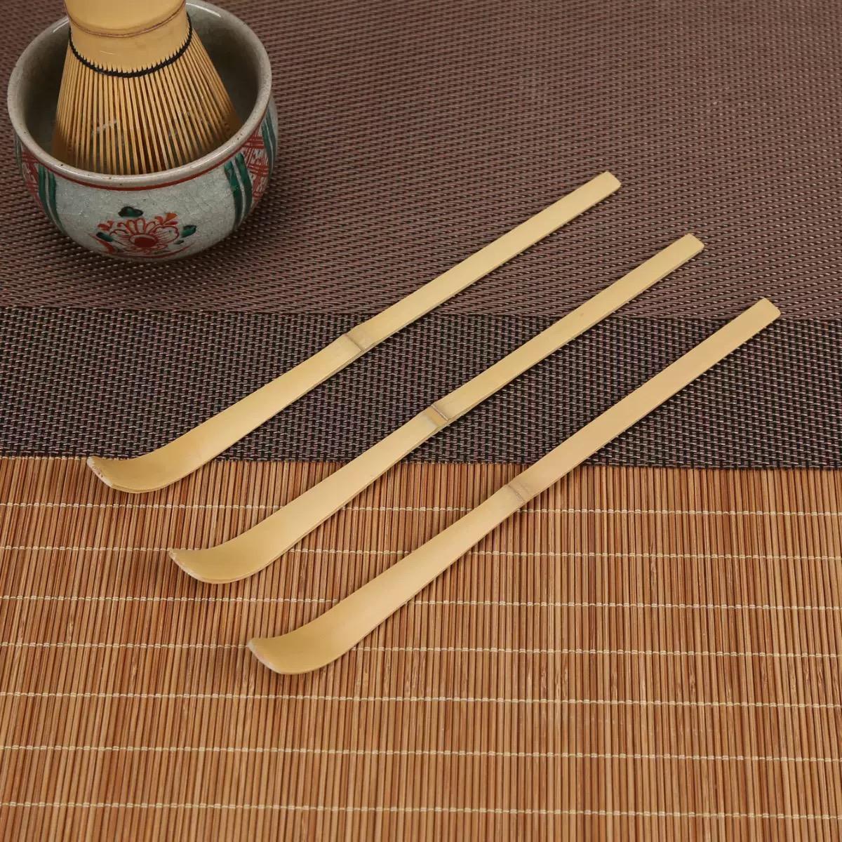 Bamboo Cutlery Set - Houten theestokjes Matcha lepel Thee-accessoire Theelepel