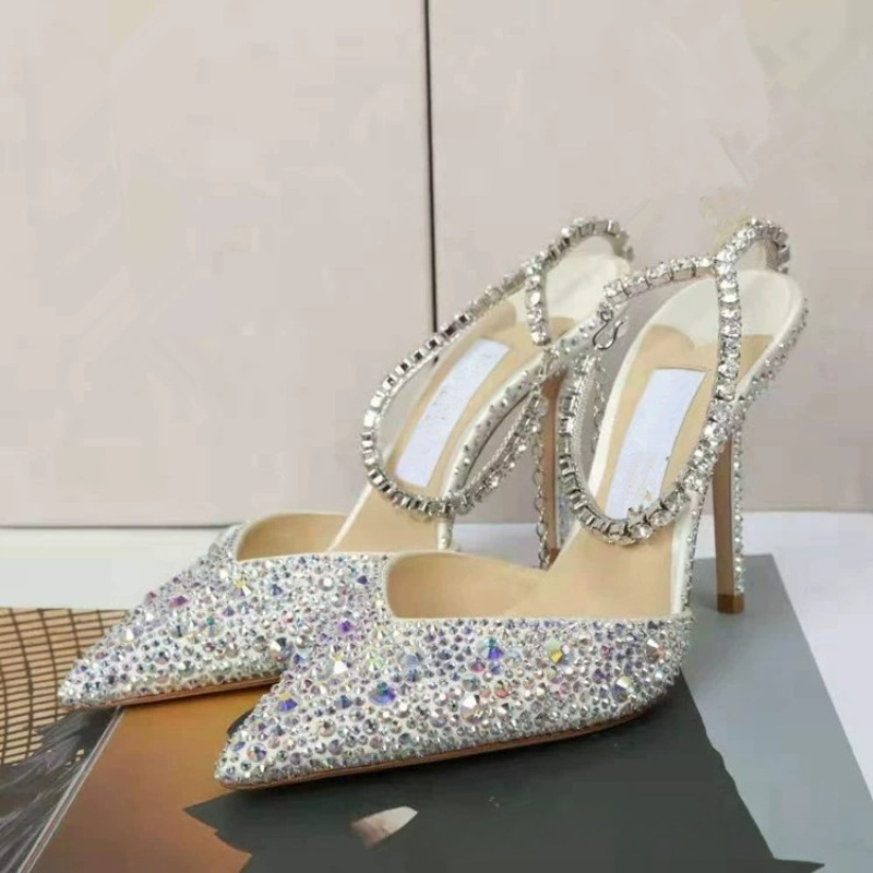 Luxury Lifestyle Shoes - Nieuwe damesschoenen zomer nieuwe kristallen ketting
