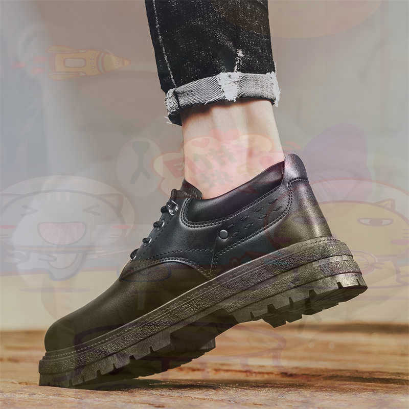 Luxury Lifestyle Lounge - Donker natuurlijk leer Mode-sneakers Tennis Herensneakers