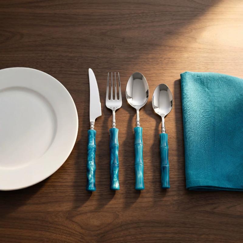 Duurzame bamboe handgreep roes - Bamboo Cutlery Set recensie en prijs