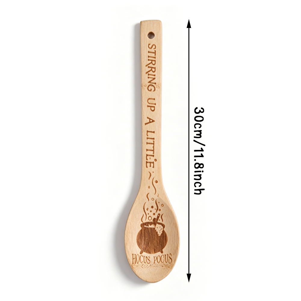 Heksen Hocus Pocus gegraveerde - Bamboo Cutlery Set recensie en prijs