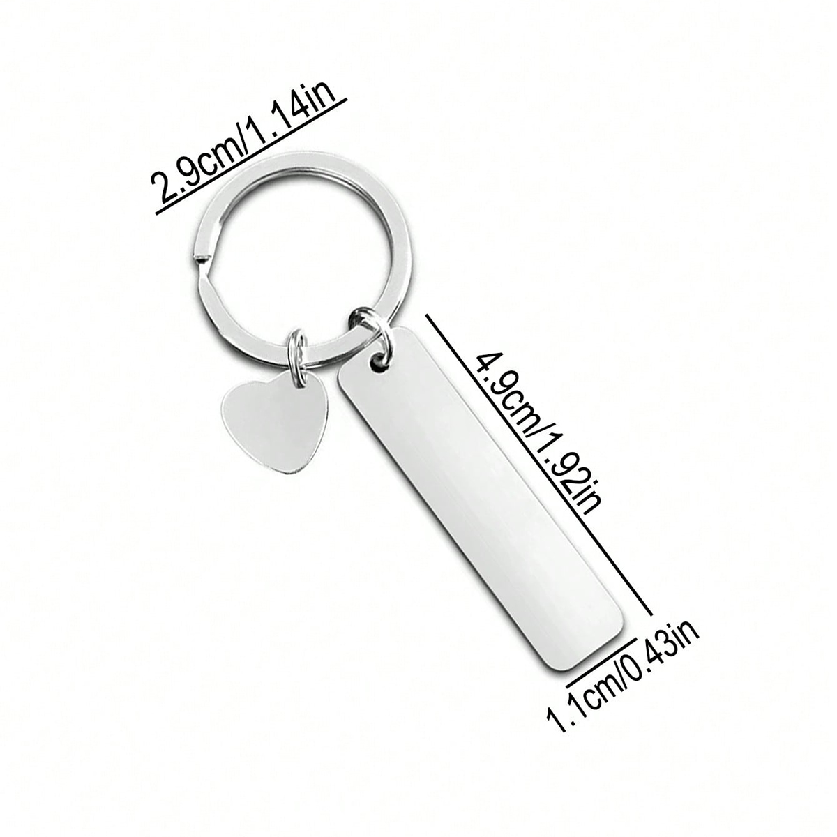 Aangepaste tekst sleutelhanger - Personalized Engraved Gift recensie en prijs