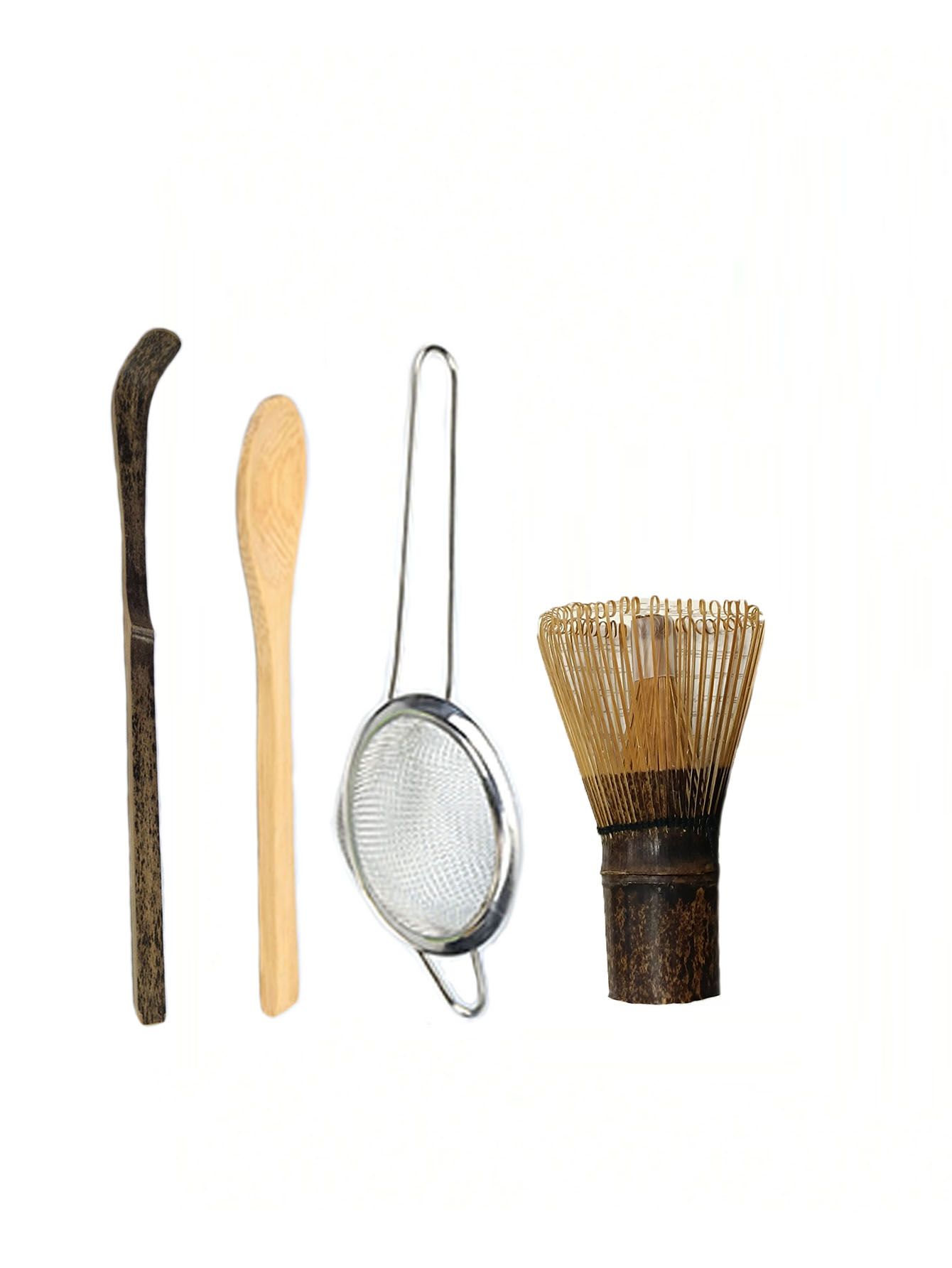 2/4 stuks paarse bamboe garde  - Bamboo Cutlery Set recensie en prijs