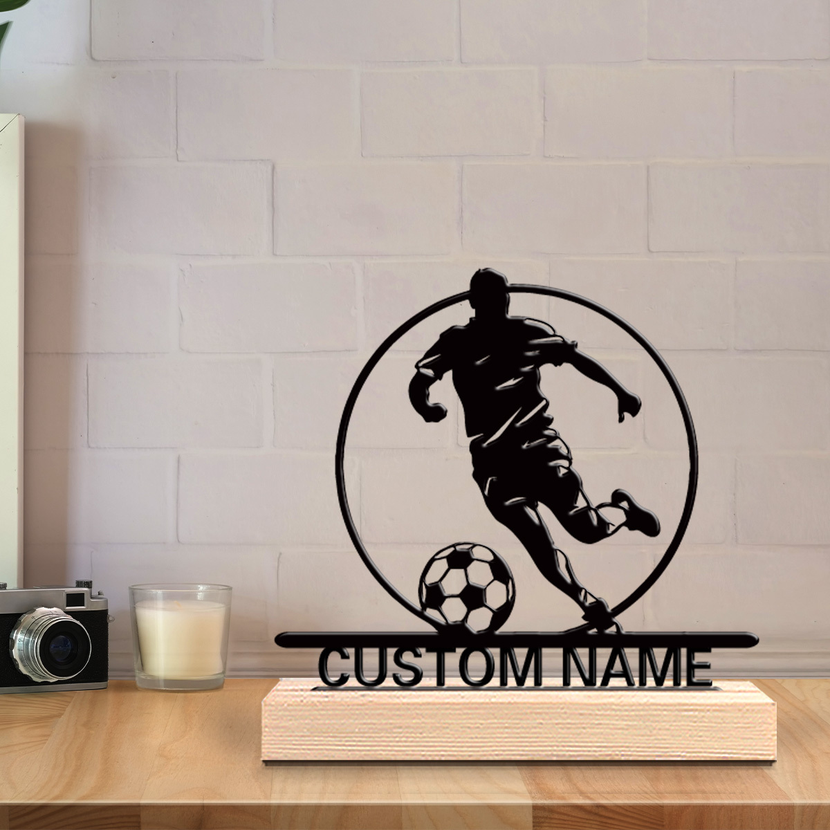 Aangepaste voetbalspeler metal - Personalized Engraved Gift recensie en prijs