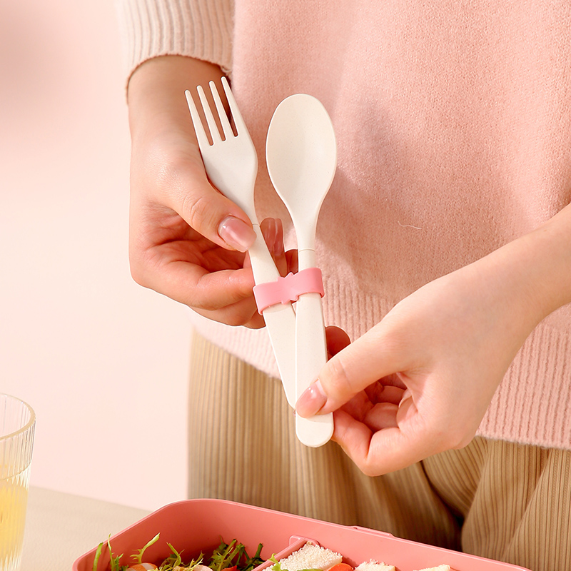 Draagbare Lunchbox Bamboevezel - Bamboo Cutlery Set recensie en prijs