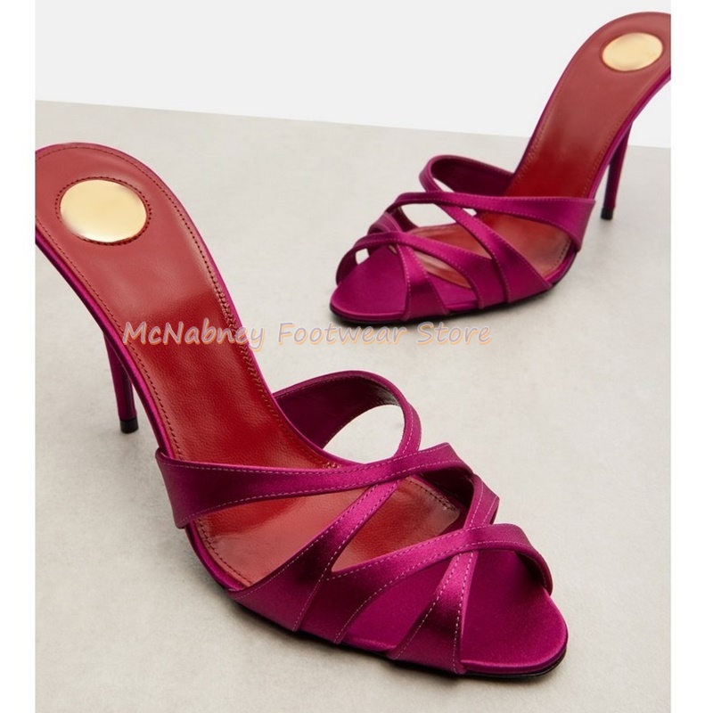 Puntige stiletto's satijnen st - Luxury Lifestyle Shoes recensie en prijs